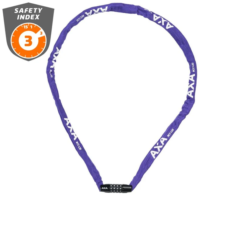 Axa Kettenschloss Rigid 120 Code violett