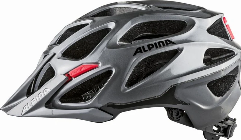 Alpina Thunder 3.0 MTB-Helm dark-silv-bk-red gloss