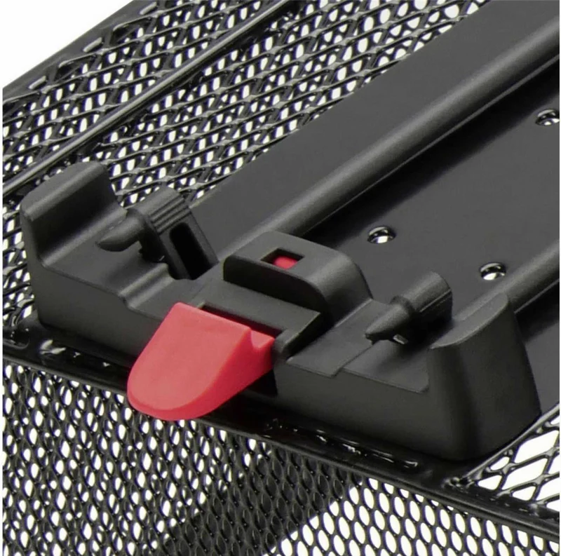 B-Ware - KLICKfix Citymax Hinterradkorb für Racktime schwarz fein (Gebrauchtware)