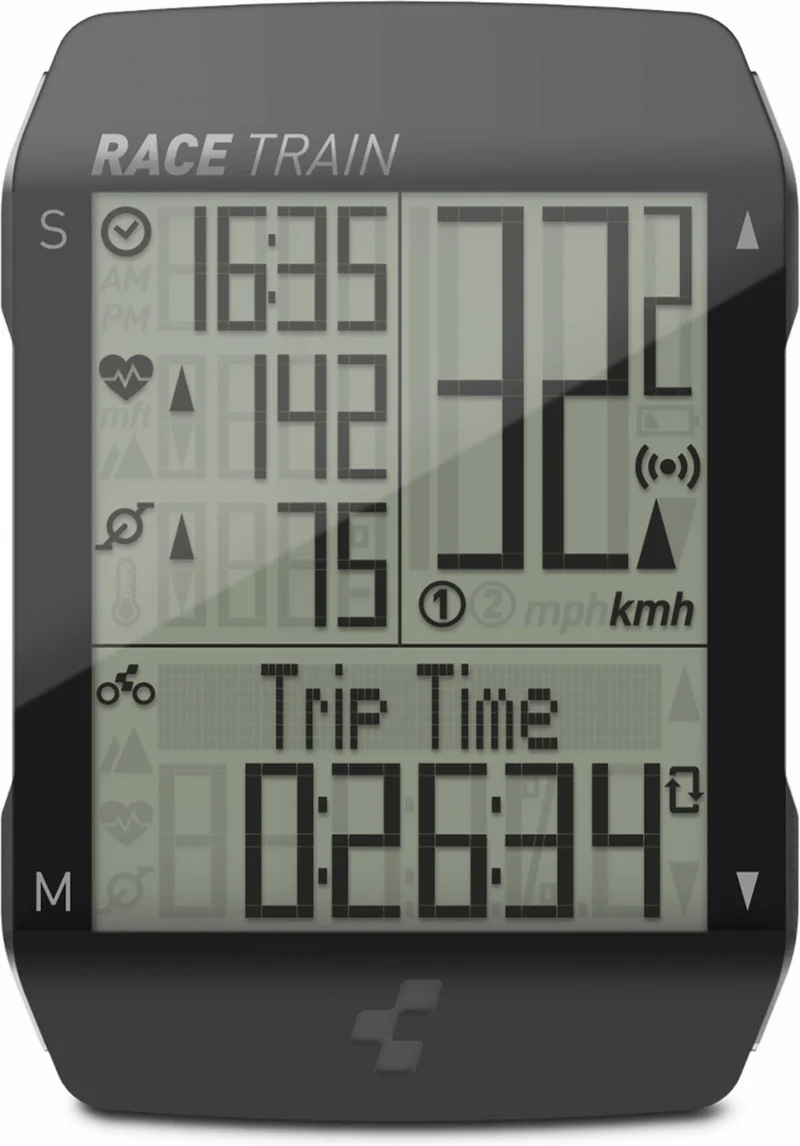 B-Ware - Cube Fahrradcomputer RACE TRAIN Set black´n´anthracite metallic (Gebrauchtware)