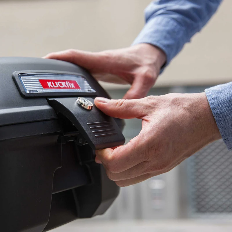 B-Ware - Klickfix Citybox für Racktime schwarz (Gebrauchtware)