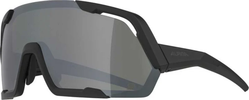 Alpina Rocket Q-Lite Sportbrille black matt/mirror silver