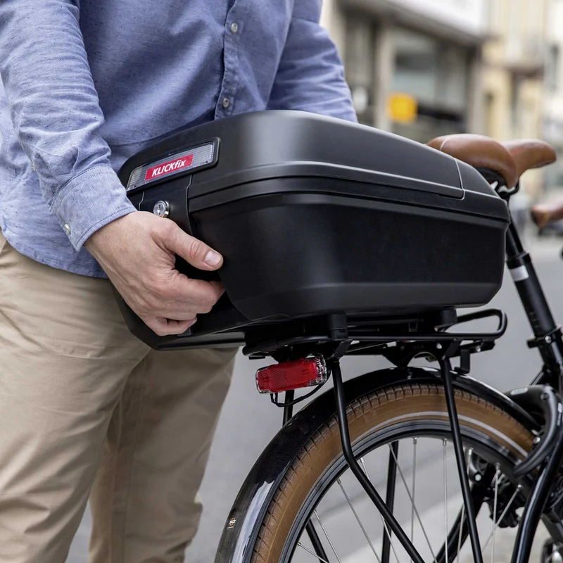 B-Ware - Klickfix Citybox für Racktime schwarz (Gebrauchtware)