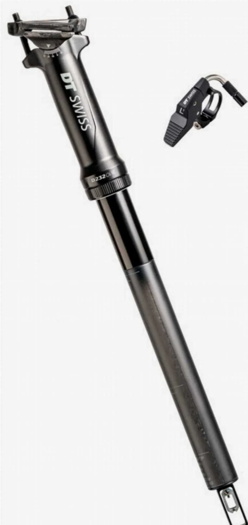 DT Swiss Teleskopsattelstütze D232 One Ø27,2mm, 400mm, schwarz, Carbon/Alu