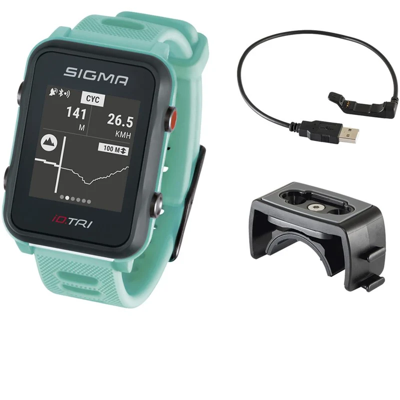 Sigma Sportuhr ID Tri neon mint Basic