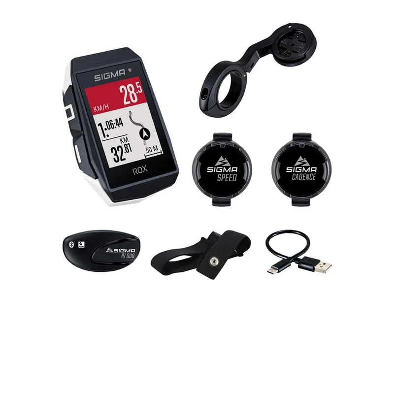 Sigma Tacho ROX 11.1 Evo weiß-schwarz Sensor Set