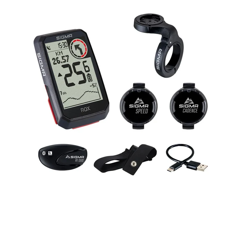 Sigma Tacho ROX 4.0 schwarz Sensor Set