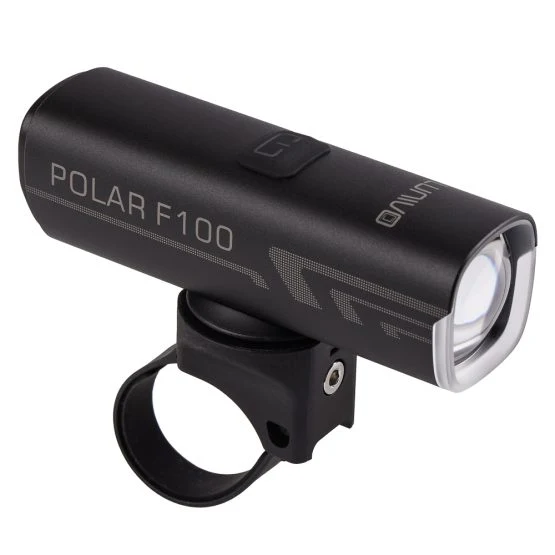 Lunivo Frontscheinwerfer Polar F100 Alu Akku Premium Licht schwarz