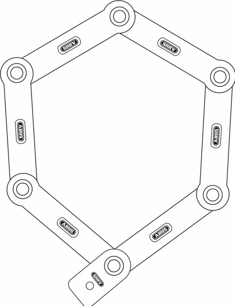 Abus Bordo 6405/85 BK lose SH BLO BOS IT2.1 Plus Faltschloss schwarz