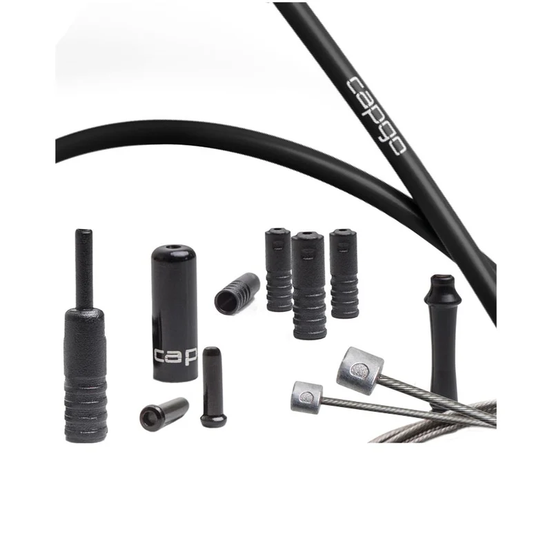 Capgo BL Schaltset schwarz Campy ROAD