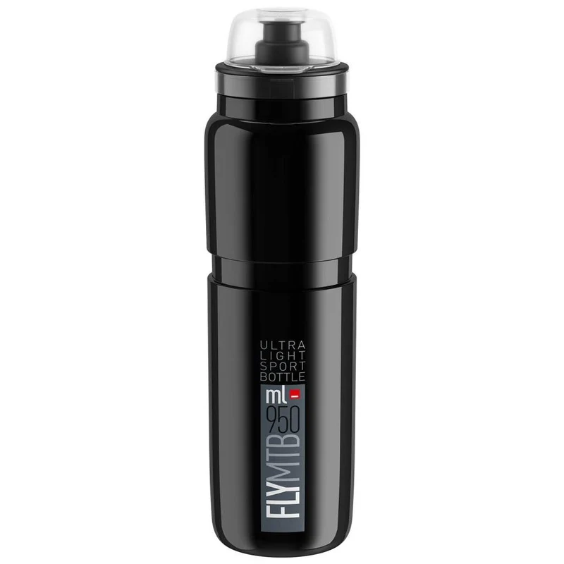 Elite Fly MTB 950ml, Schwarz/Grau
