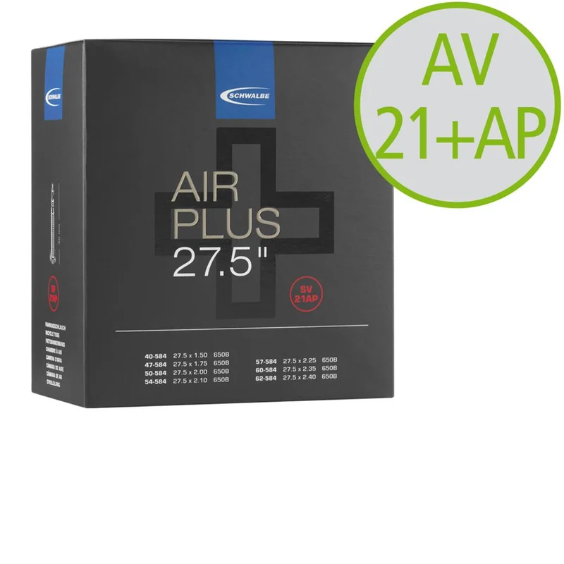 Schwalbe Air Plus Schlauch AV21+AP 27,5" Plus