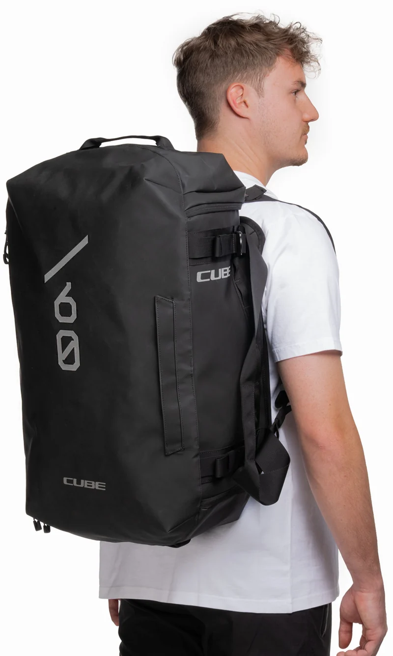 Cube Duffle Bag black 60 L