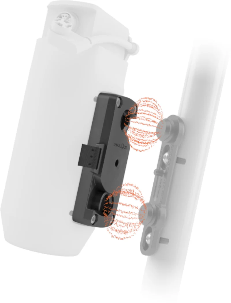 Fidlock Twist Magnet-mechanisches Haltersystem mit Verriegelungslasche für Range-Extender schwarz