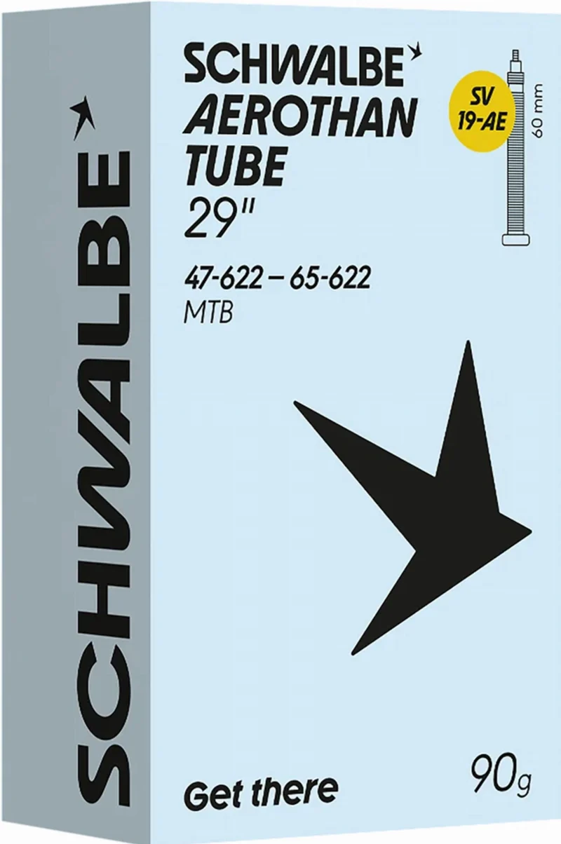Schwalbe Aerothan/Aerothan+ Schlauch 29" NR. 19-AE schwarz ETRTO 47/65-622 SV 60 mm