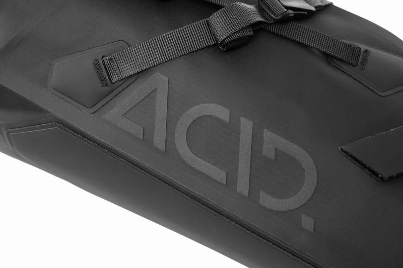 Acid Satteltasche Pack Pure black 10 L