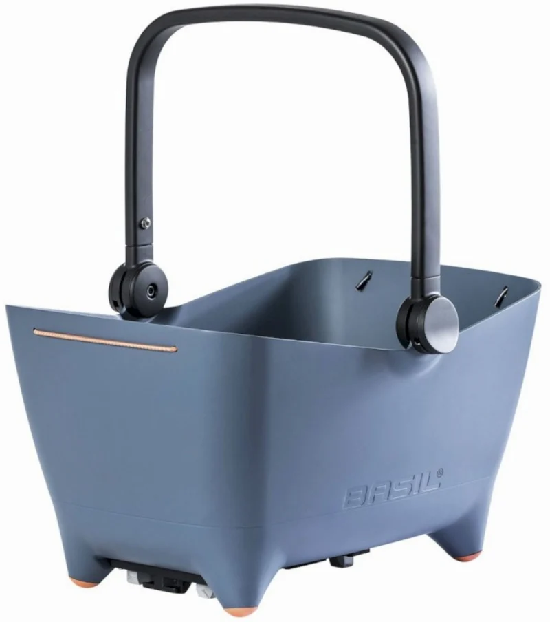 Basil Buddy MIK 2.0 Gepäckträgerkorb für Hund/Tier faded denim 32 L