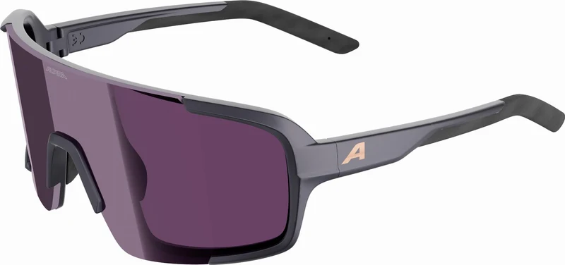 Alpina Lumin Sportbrille gun-metal matt/pink one size