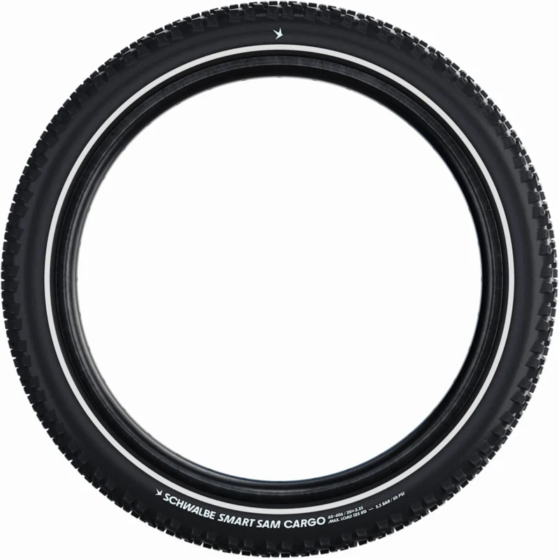 Schwalbe Smart Sam Cargo Super Defense, Performance Line, Tube E-Bikes Drahtreifen 24", Addix E black-reflex 60-507