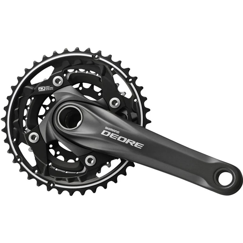 Shimano Kurbelgarnitur Deore 170 40-30-22 Silber