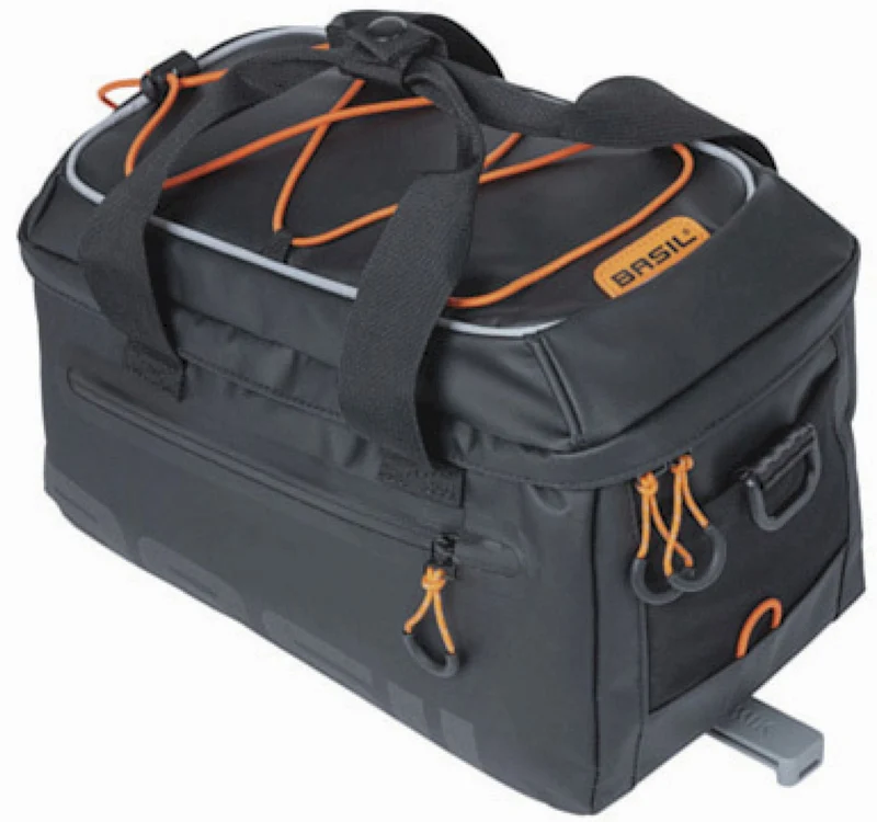 Basil Miles Tarpaulin MIK 2.0 Gepäckträgertasche schwarz/orange 7 L