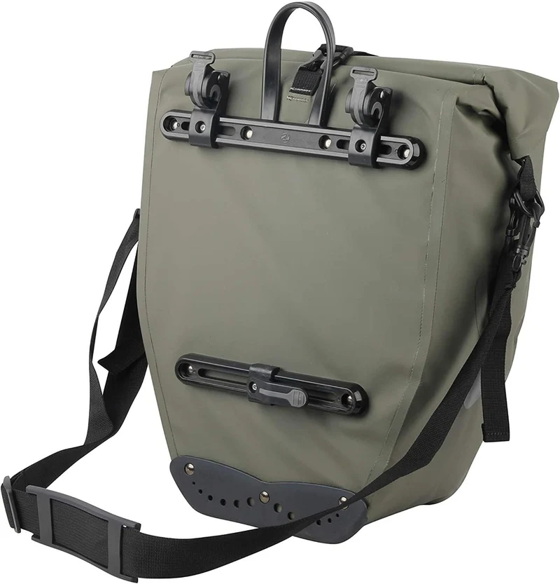 Büchel Gepäckträgertasche 100 % Wasserdicht inkl. Halterungssystem waldgrün 25,4 L