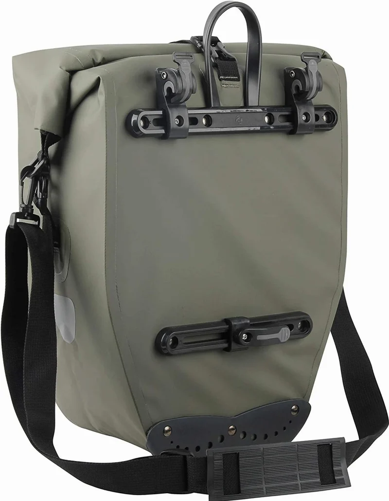 Büchel Gepäckträgertasche 100 % Wasserdicht inkl. Halterungssystem waldgrün 25,4 L