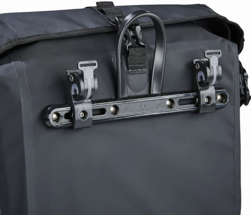 Büchel Gepäckträgertasche 100 % Wasserdicht inkl. Halterungssystem schwarz 25,4 L