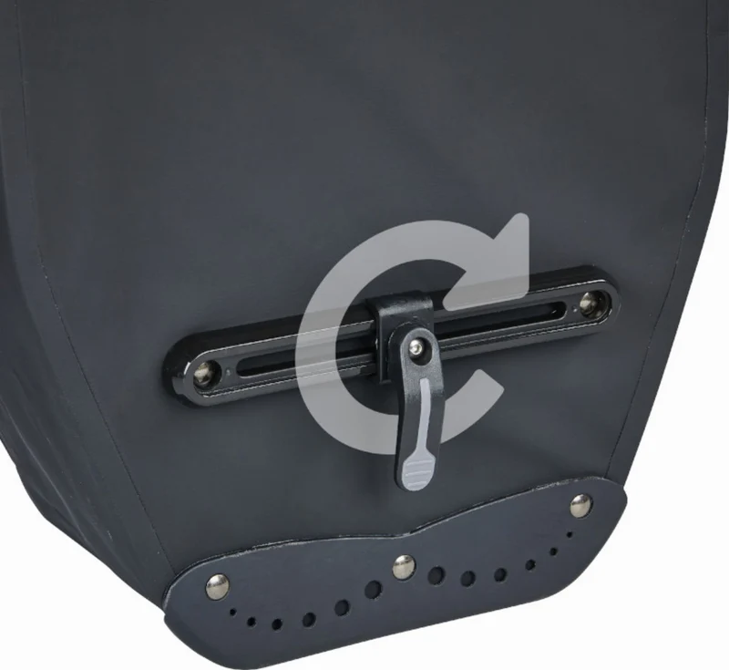 Büchel Gepäckträgertasche 100 % Wasserdicht inkl. Halterungssystem schwarz 25,4 L