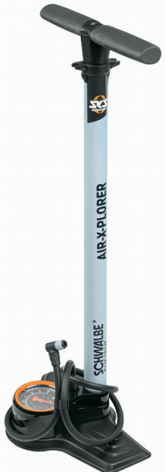 SKS GERMANY Air-X-Plorer Clik Valve 10.0 Standpumpe sky blue