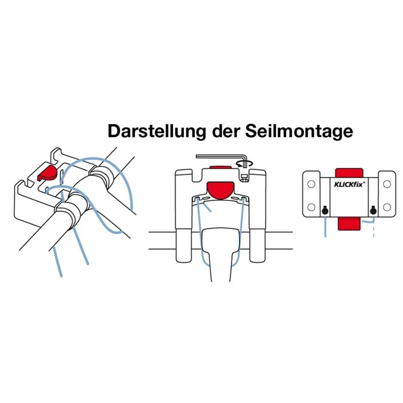 KLICKfix Drahtseil Für Lenkeradapter
