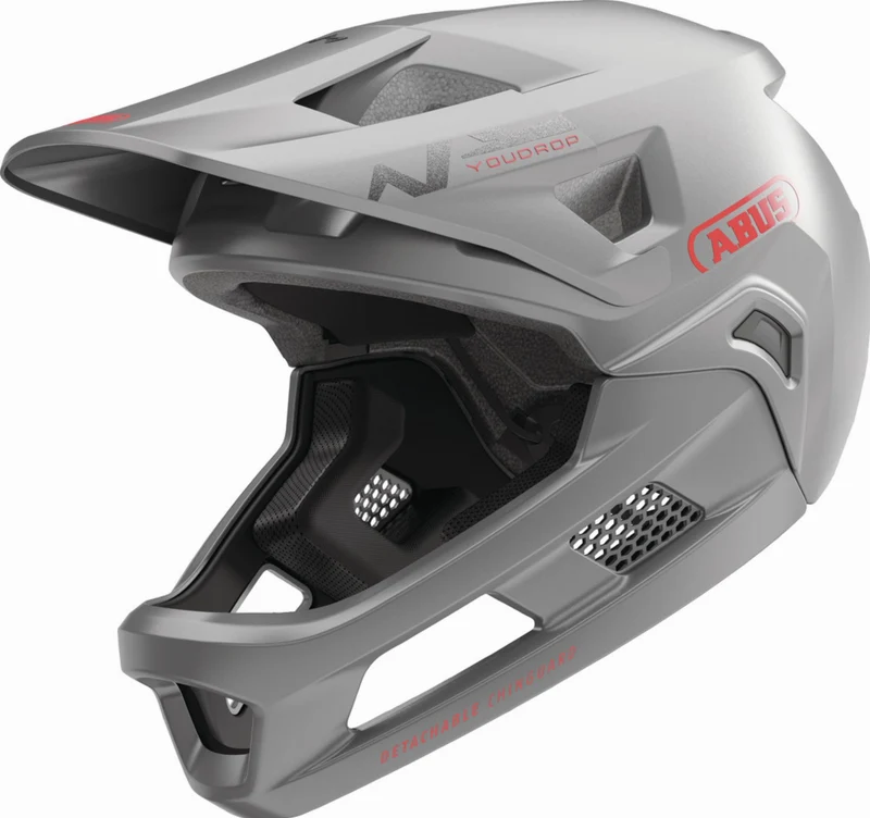 Abus YouDrop FF Kinder-Helm Ti silver S (48-55 cm)