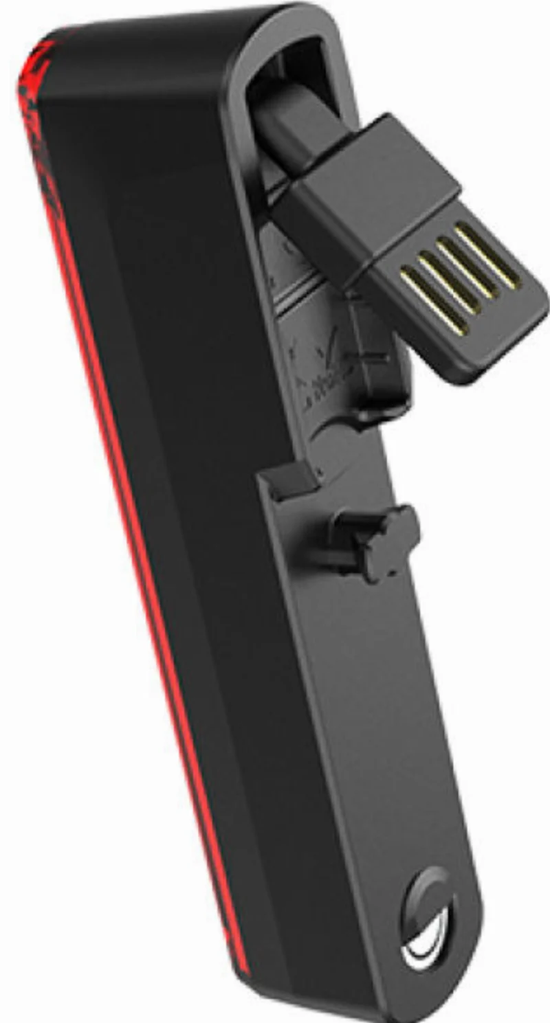Litemove Rücklicht Sattelstütze, USB, TL03, Magnet/Silikonbandbefestigung 34 + 42mm