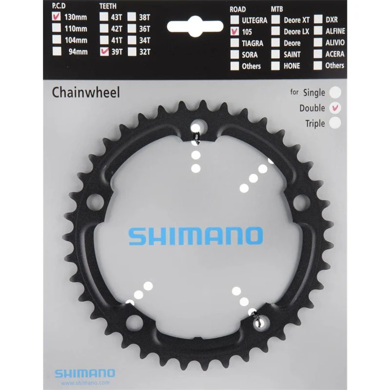 Shimano Kettenblatt 39Z.5700 2f. Schw.