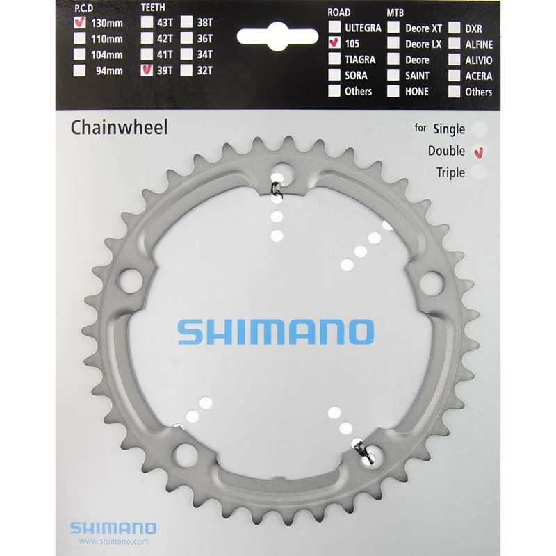 Shimano Kettenblatt 39Z.5700 2f.Silber