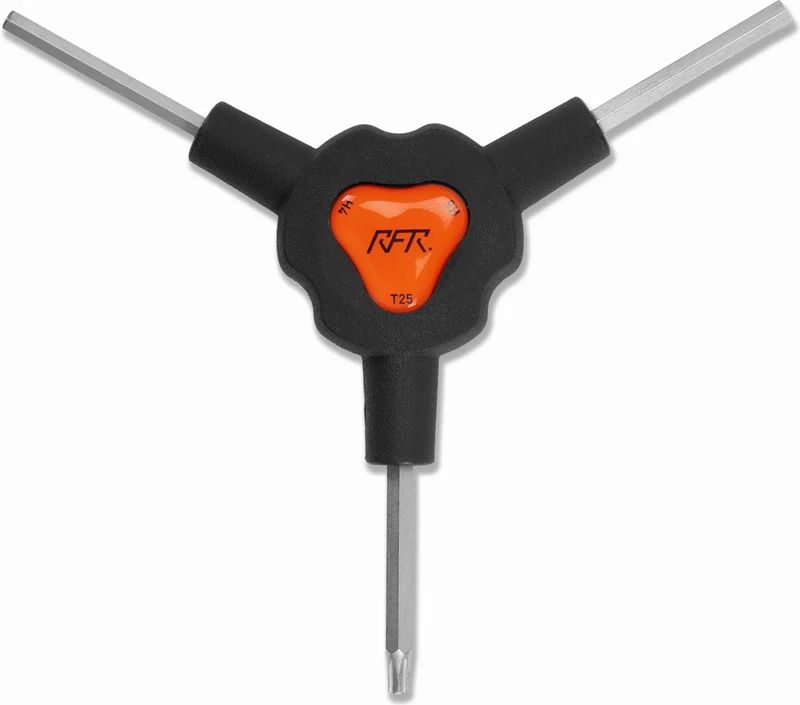 RFR Y- Schlüssel 3in1 H4, H5, T25 silver, orange, black 145 x 130 mm