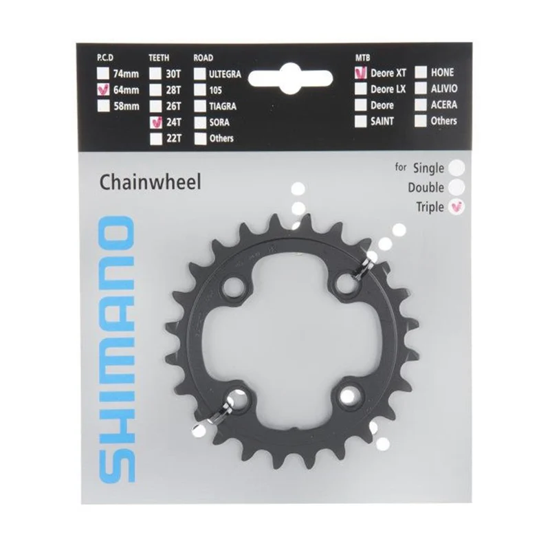 Shimano Kettenblatt 24Z XT-Fcm770-10