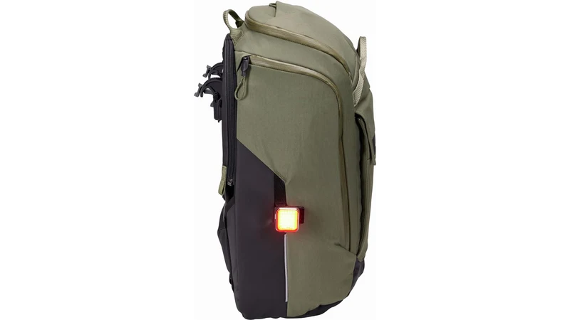 Thule Paramount Hybrid Pannier Fahrradpacktasche und Rucksack in einem Soft Green 26 L