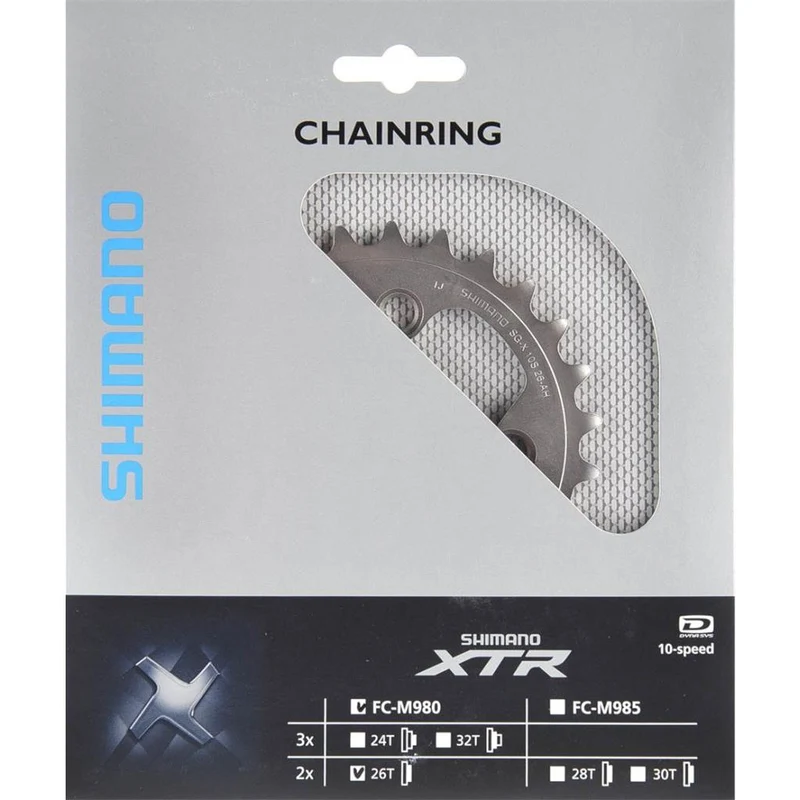 Shimano Kettenblatt 26Z. XTR Fcm980