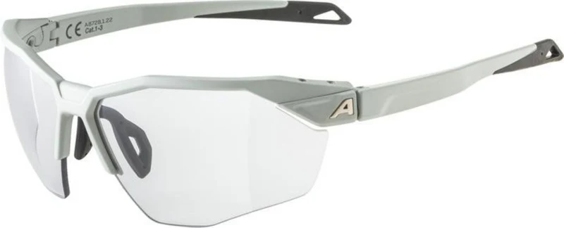 Alpina Twist Six S HR V Sportbrille smoke-grey matt/varioflex black one size