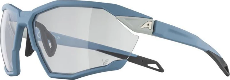 Alpina Twist Six V Sportbrille smoke-blue matt/varioflex black one size