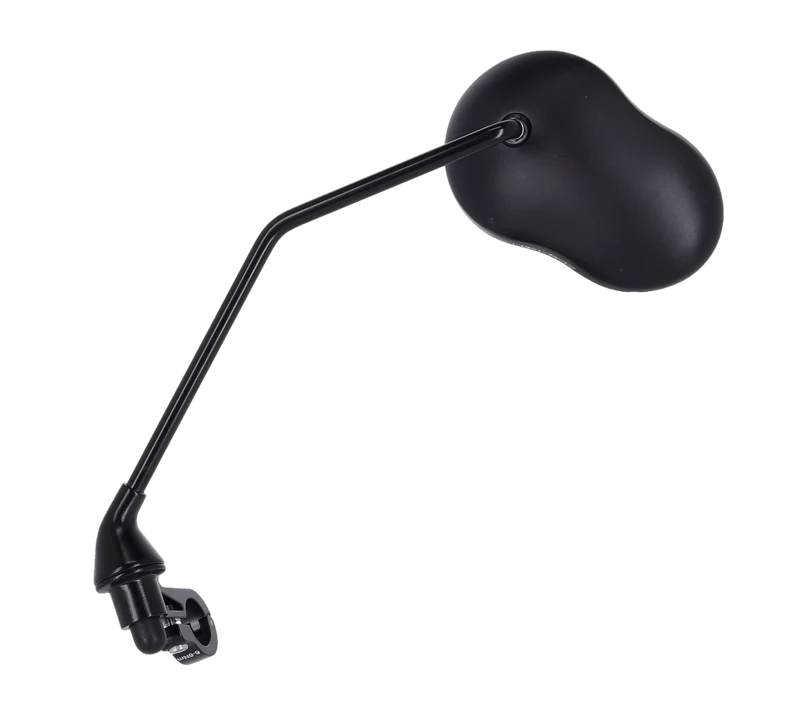 Ergotec Rückspiegel M-99-LV, für Linksmontage, langarm, alu, einklappbar, schwarz