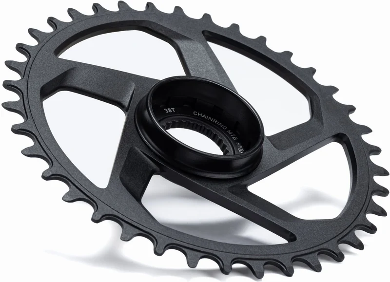 Acid Hybrid Pro HPA Kettenblatt für Shimano 12-fach Narrow Wide Direct Mount Aluminium 42T Kettenlinie 53 mm black