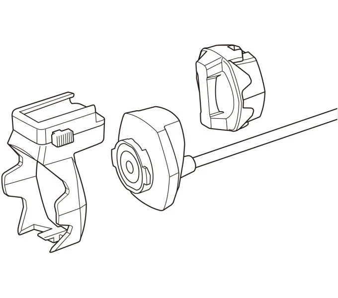 Cat Eye E-Bike Adapter+Schutzkappe - Dual System