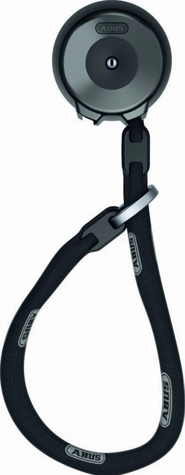 Abus XPlus WCH + ACH 9KS/110 Twin Chain Wandanker mit 2 integrieten Ketten schwarz