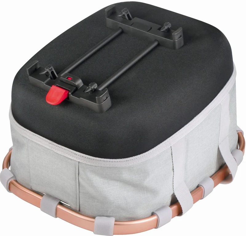 KLICKfix Bikebasket GT für Racktime Gepäckträgertasche twist sky rose 21 L