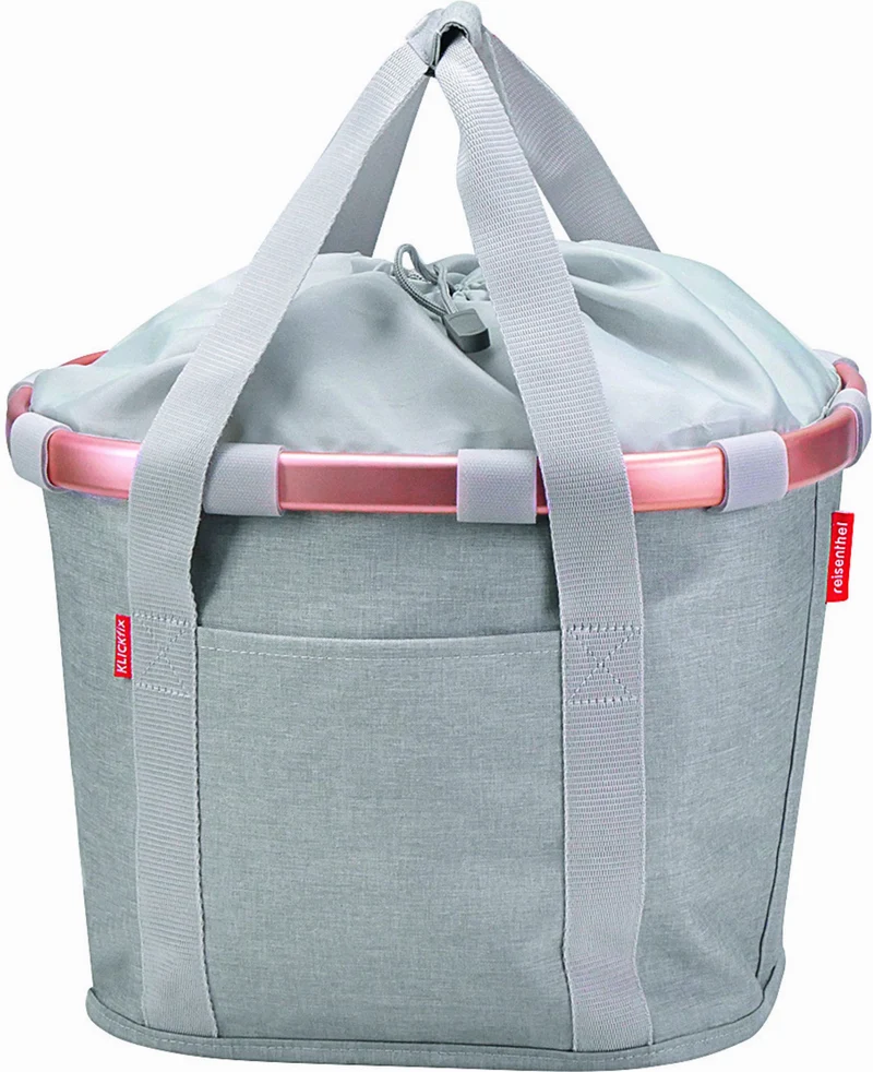KLICKfix Bikebasket Lenkertasche twist sky rose 15 L