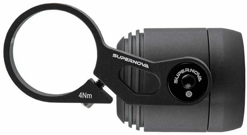 Supernova E3 Pure 3 Dynamoscheinwerfer inkl. Lenkerhalter neben Vorbau (31,8 mm) schwarz