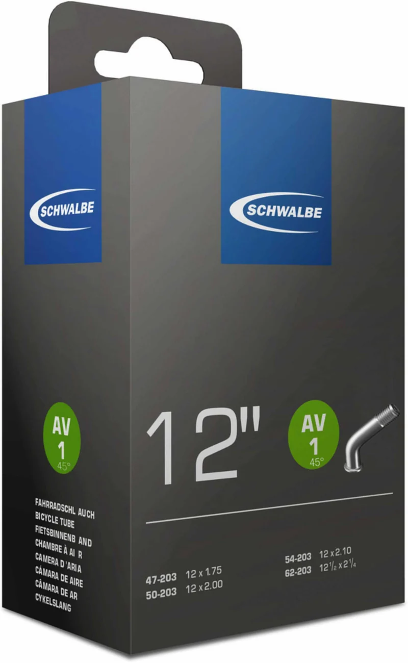 Schwalbe Nr. 1 Schlauch 12" AV 45° 47/62-203