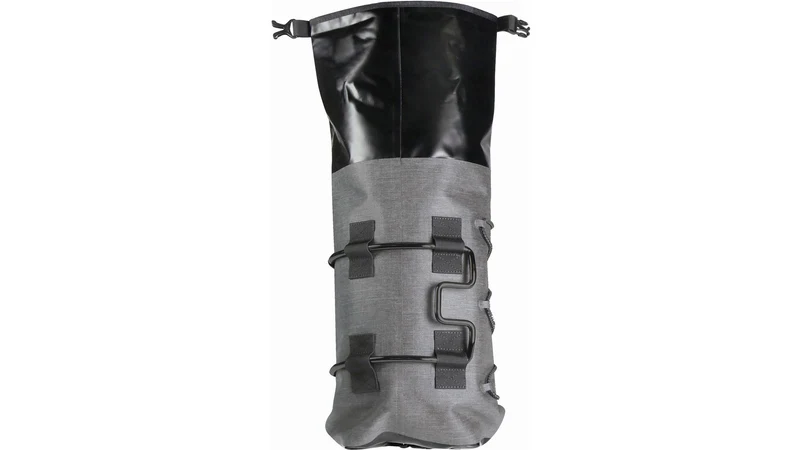 KLICKfix Bikepack Waterproof Lenkertasche grau/schwarz 6 - 12 L